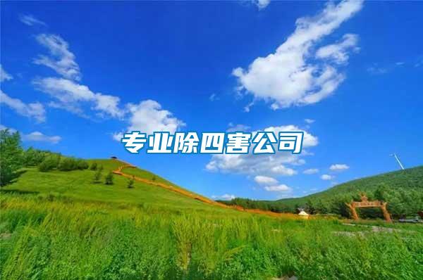 专业除四害公司